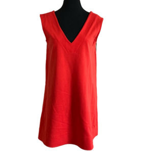 RED a-line mini shift dress. Size 8